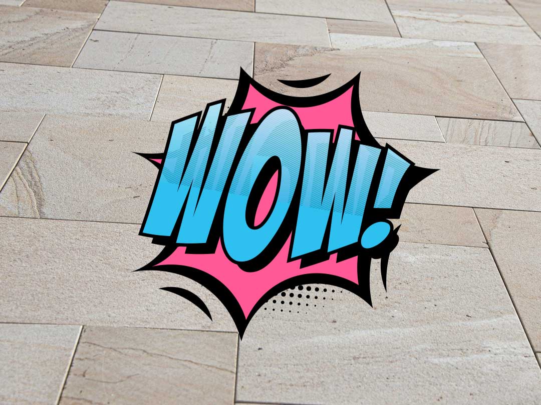 Image of a clean stone floor. WOW!